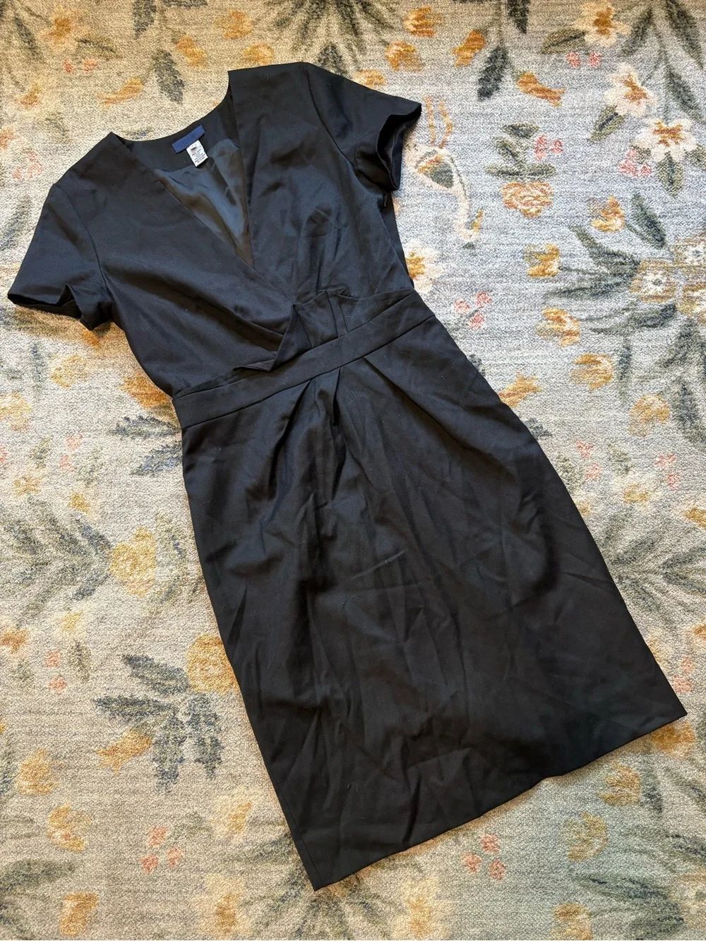 J. Crew Suiting 100% Wool Pencil Dress Black Size 2